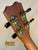 Guitar headstock featuring gold tuning pegs on Kanile’a KPA Premium Tenor Ukulele