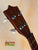 Brown Martin & Co. headstock of the Vintage Martin Soprano Ukulele from the 1940s-50s