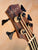 Aiersi Java Ebony Body Electric Fretless Bass Ukulele BU-33 w/ Gig Bag - Island Bazaar Ukes