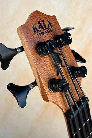 Awesome Kala Nomad U-BASS Ukulele Acoustic-Electric w/ Gig Bag - Island Bazaar Ukes