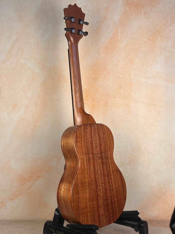 Cool KoAloha Royal Pikake Tenor Ukulele KTM-10RP Satin-Finish Koa - Island Bazaar Ukes