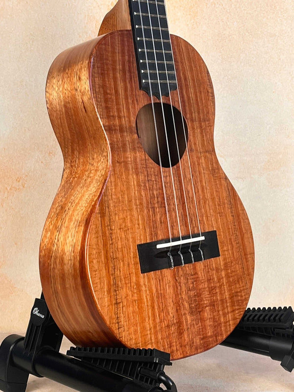 Cool KoAloha Royal Pikake Tenor Ukulele KTM-10RP Satin-Finish Koa - Island Bazaar Ukes