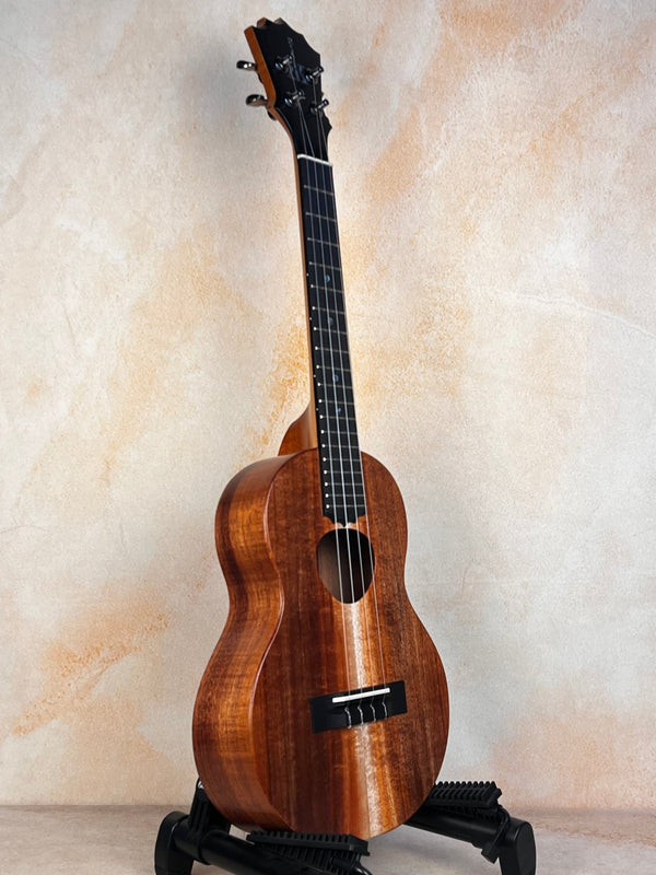 Discounted Koaloha Royal Pikake Tenor Ukulele KTM-10RP Satin-Finish Koa - Island Bazaar Ukes