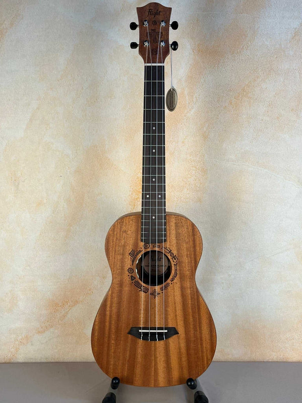 Flight Acoustic-Electric Baritone Uke Soundwave" w/ Gig Bag - Island Bazaar Ukes