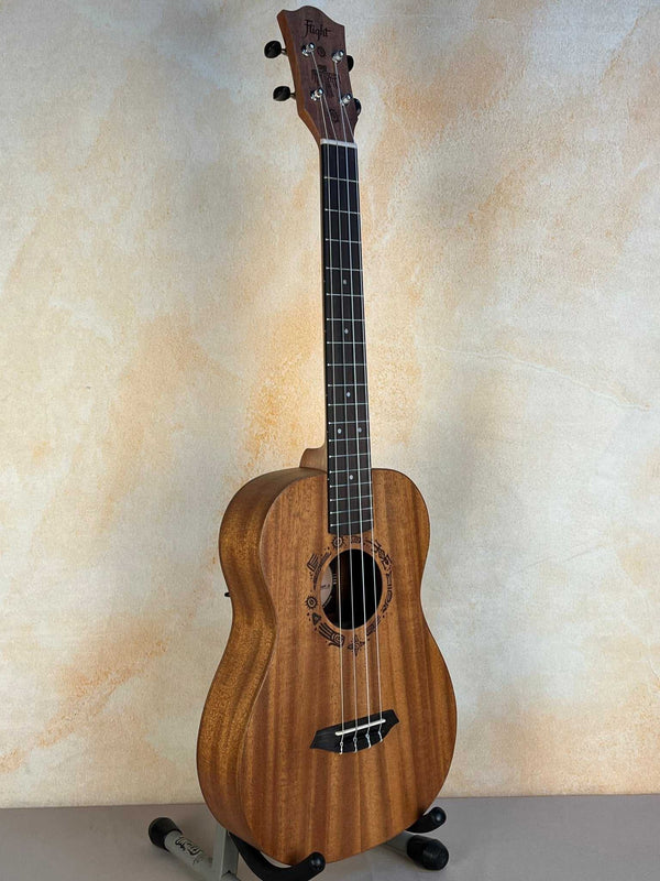 Flight Acoustic-Electric Baritone Uke Soundwave" w/ Gig Bag - Island Bazaar Ukes