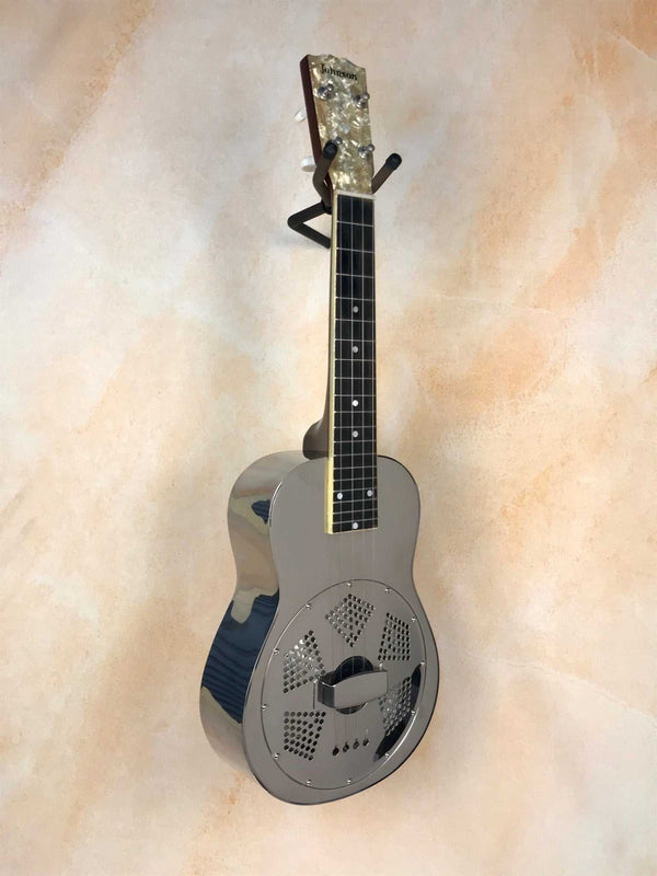 Johnson Concert Resonator Ukulele, Style-O, Metal Body, Gently-Used - Island Bazaar Ukes