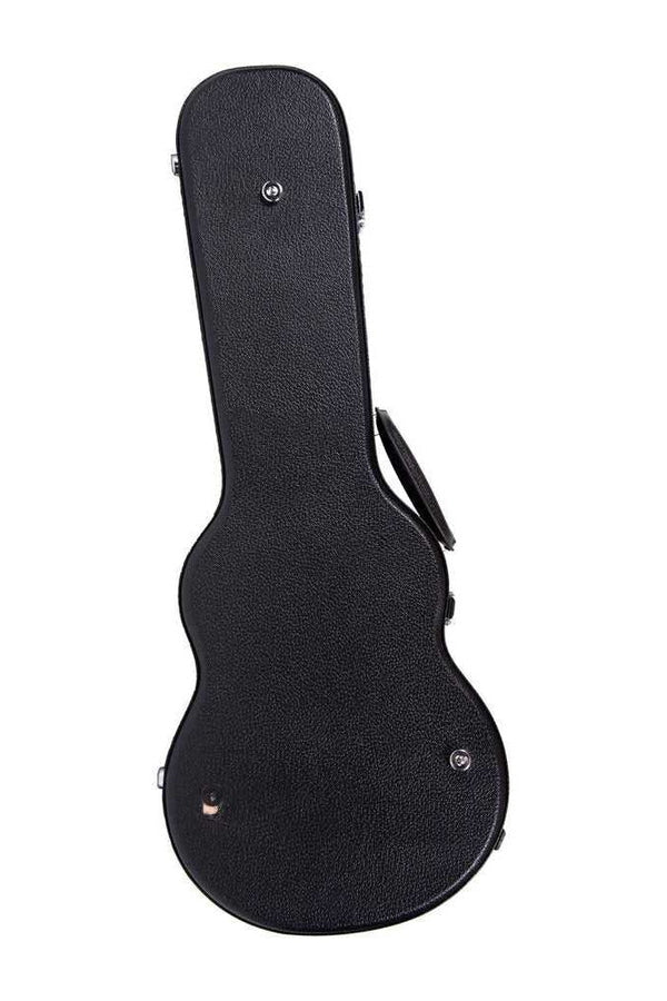 Kala Archtop Concert Ukulele Case in Black with Plush Interior - Island Bazaar Ukes