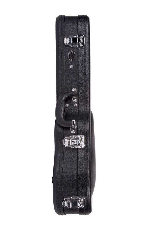 Kala Archtop Concert Ukulele Case in Black with Plush Interior - Island Bazaar Ukes