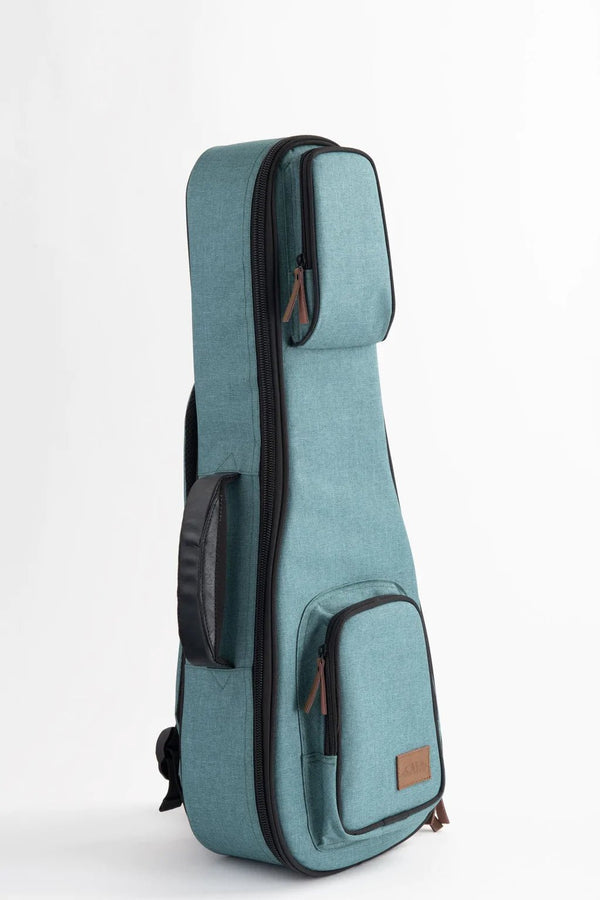 Kala Deluxe Concert Ukulele Case - Padded, Soft-Sided, Turquoise - Island Bazaar Ukes