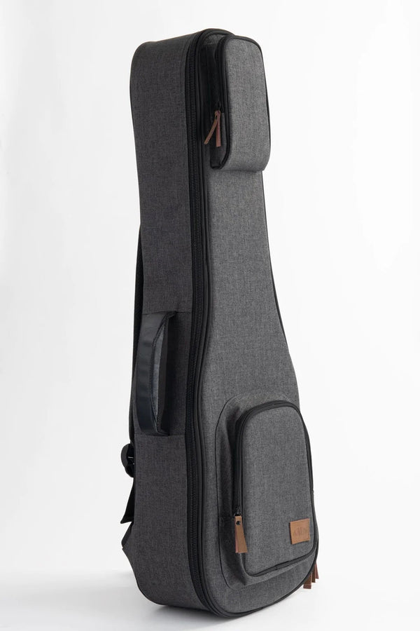 Kala Deluxe Tenor Ukulele Case | Plush Interior in Goat Rock Gray - Island Bazaar Ukes