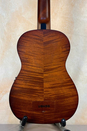 Kala Left-Handed U-Bass Ukulele Exotic Mahogany Acoustic-Electric - Island Bazaar Ukes