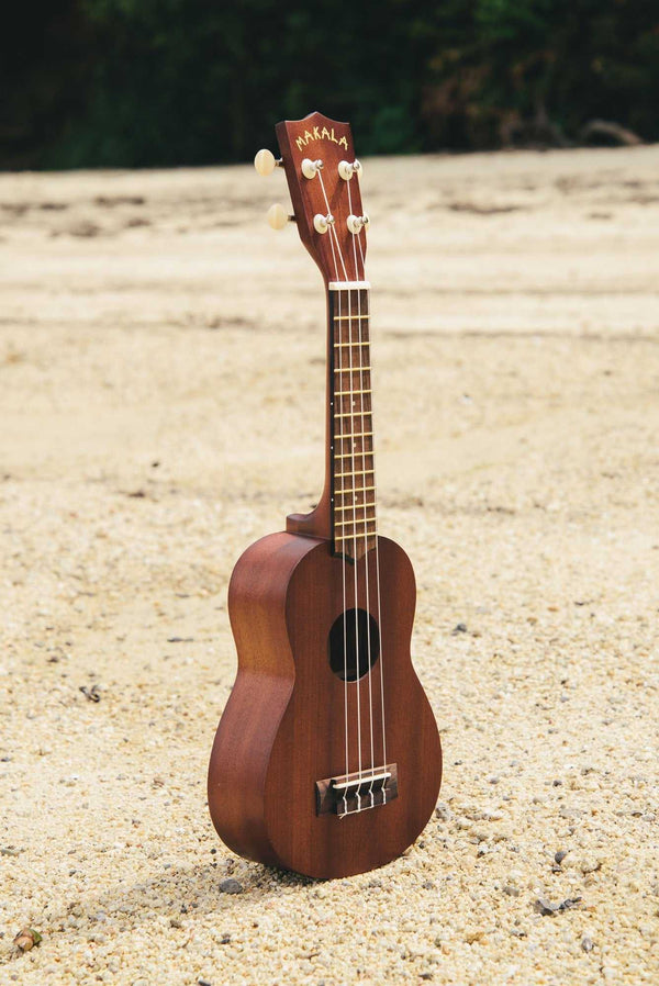 Kala Makala-Series Satin Mahogany Soprano Ukulele Model MK-S - Island Bazaar Ukes