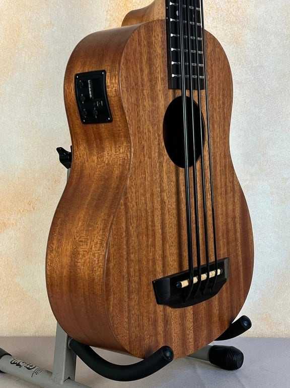 Kala U-BASS Nomad Ukulele Acoustic-Electric Bass Ukulele w/ Gig Bag - Island Bazaar Ukes