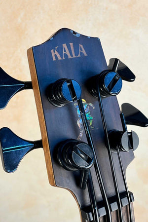 Kala U-BASS® Ukulele Exotic Mahogany Acoustic-Electric with Gig Bag - Island Bazaar Ukes