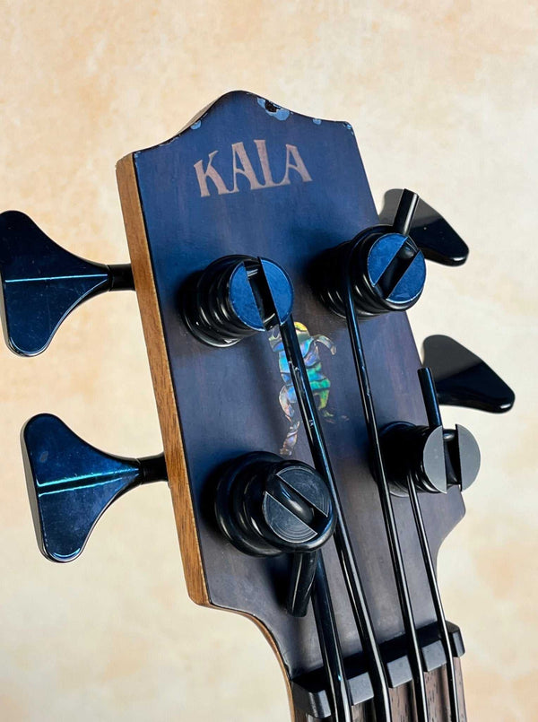 Kala U-BASS® Ukulele Exotic Mahogany Acoustic-Electric with Gig Bag - Island Bazaar Ukes