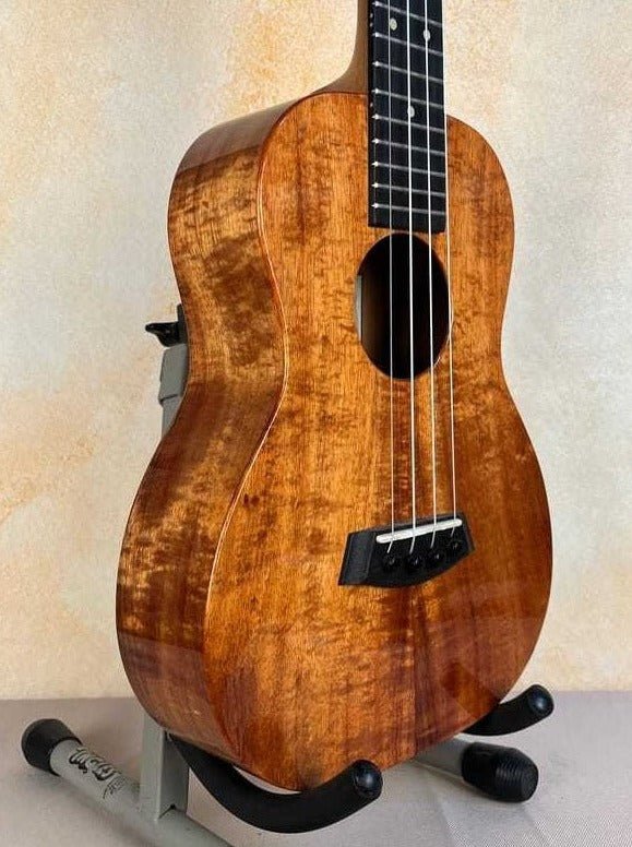 Kanile'a Hawaiian Premium Tenor Ukulele Curly Koa KCS-T-PREM - Island Bazaar Ukes