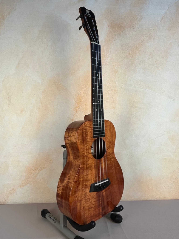 Kanile'a Hawaiian Premium Tenor Ukulele Curly Koa KCS-T-PREM - Island Bazaar Ukes