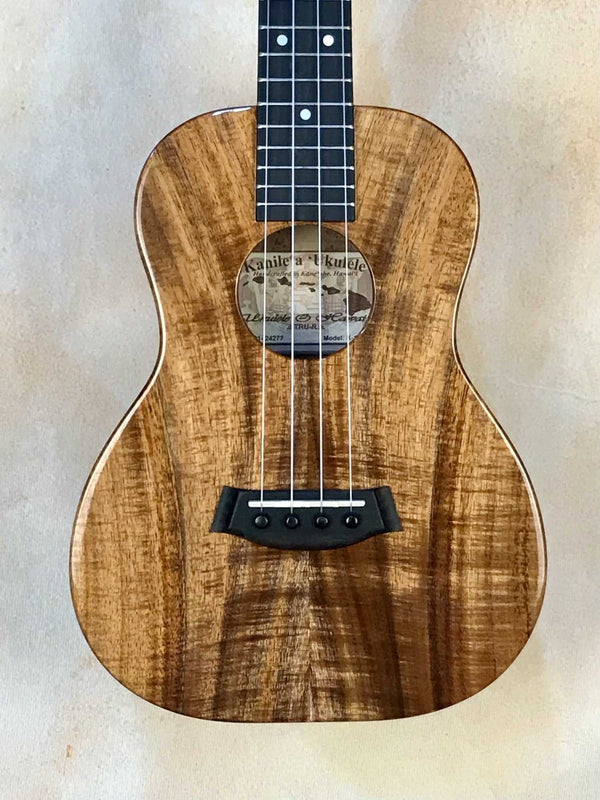 Kanilea K-1 Tenor Ukulele Deluxe Koa and Ebony w/ Case - Island Bazaar Ukes