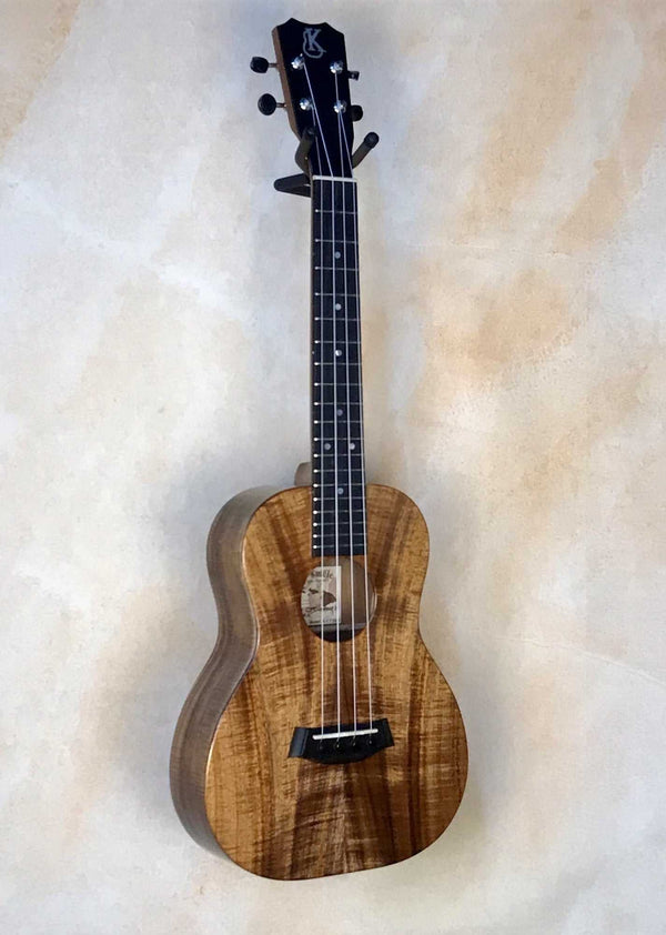 Kanilea K-1 Tenor Ukulele Deluxe Koa and Ebony w/ Case - Island Bazaar Ukes