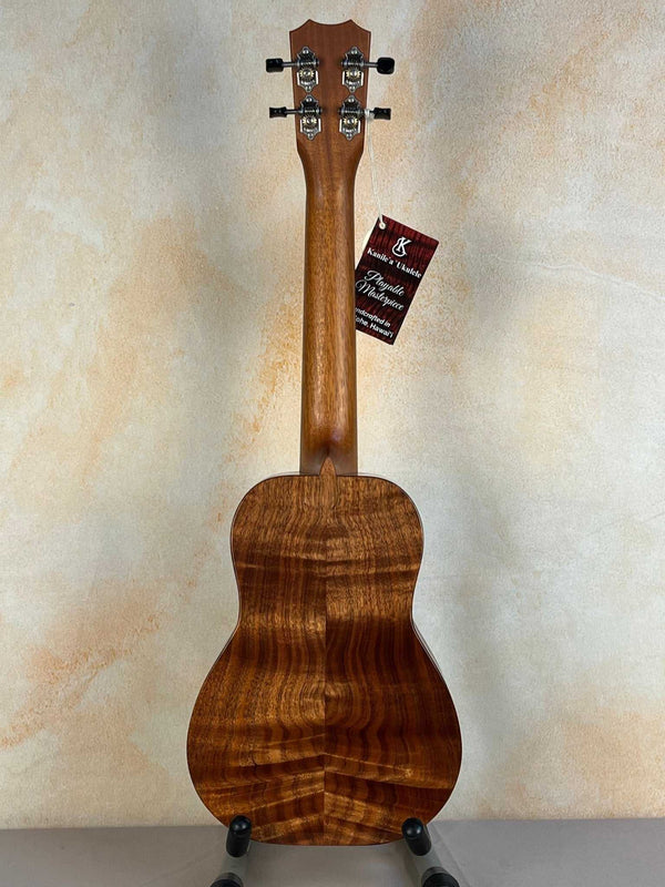 Kanilea K-2 Deluxe Concert Ukulele Koa Body Ebony Fingerboard & Case - Island Bazaar Ukes