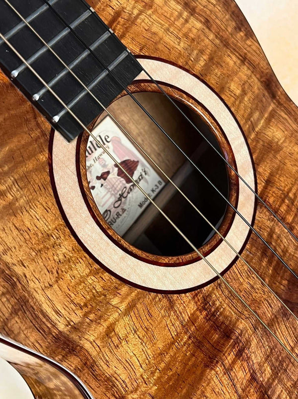 Kanilea K-3 Baritone Koa Uke and Case from The Island Bazaar Dealer - Island Bazaar Ukes