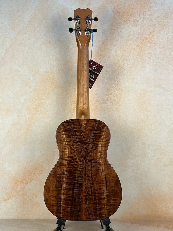 Kanile'a K-3 Tenor Ukulele w/ Master Grade Curley Koa | Beauty! - Island Bazaar Ukes