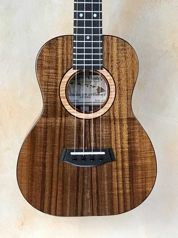 Kanilea K3-T Tenor Koa Ukulele Premium Koa w/ Maple Rosette with Case - Island Bazaar Ukes