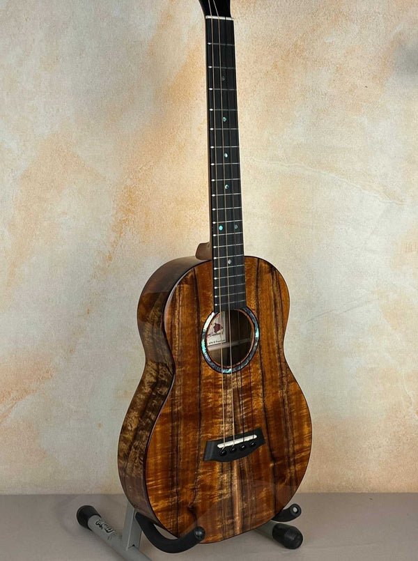 Kanilea KPA-B Premium Baritone Ukulele Curly Premium Koa w/ Case - Island Bazaar Ukes