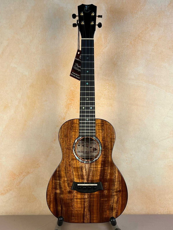 Kanilea KPA Curly Koa Tenor Ukulele with Deluxe Case - Island Bazaar Ukes