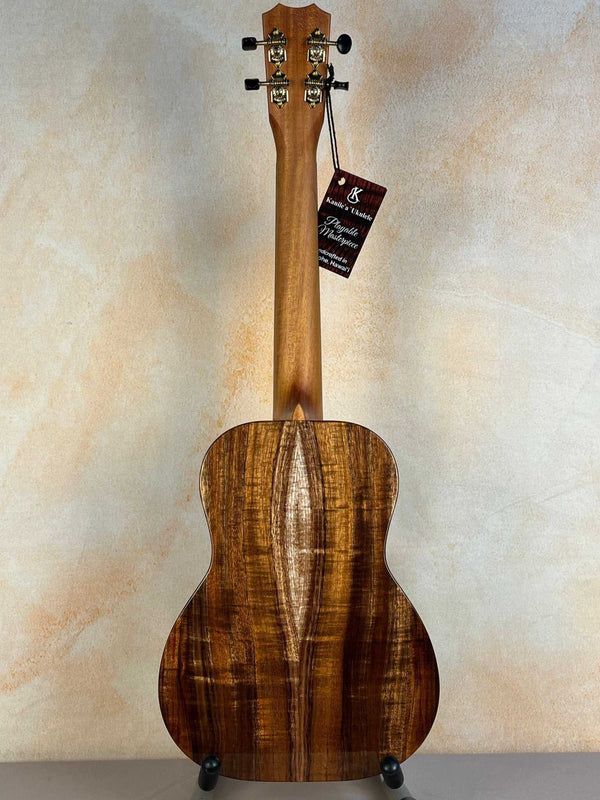 Kanilea KPA Curly Koa Tenor Ukulele with Deluxe Case - Island Bazaar Ukes