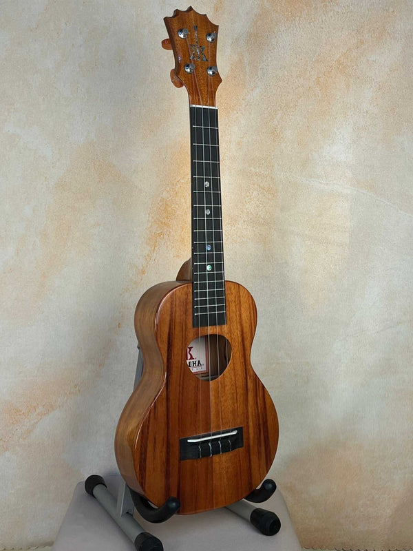 KoAloha KCM-00 Concert Ukulele Hawaiian Koa Buffed High Gloss Finish - Island Bazaar Ukes