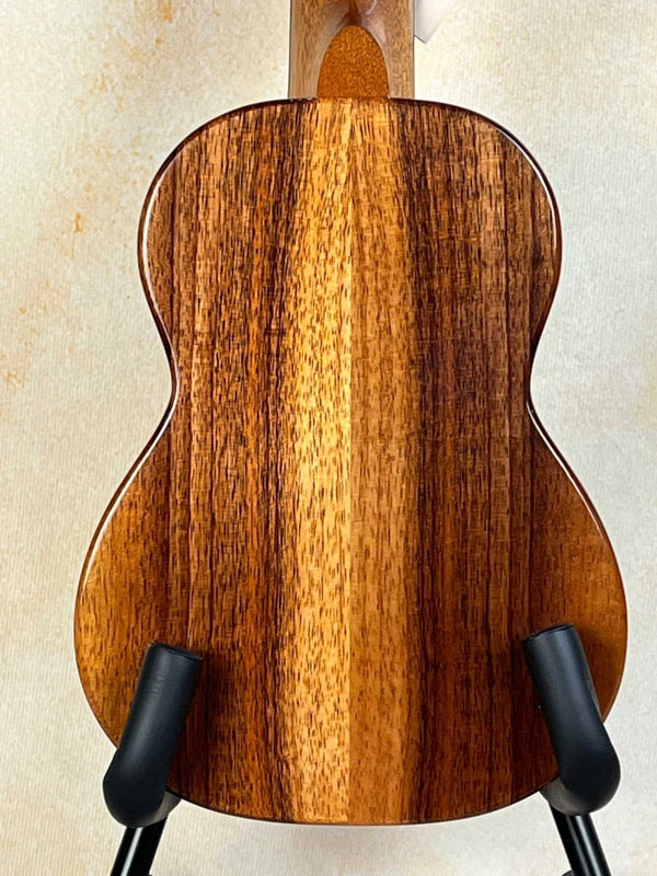 KoAloha KSM-00 Soprano Ukulele Hawaiian Koa Ebony Fretboard Paua Logo - Island Bazaar Ukes