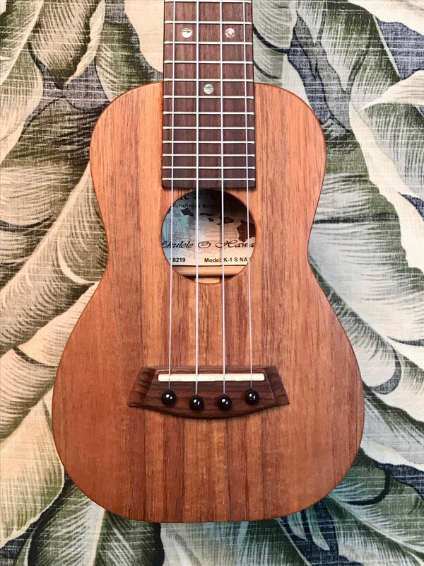 New Kanile'a K-1 Soprano Ukulele Natural Series Hawaiian Premium Koa - Island Bazaar Ukes