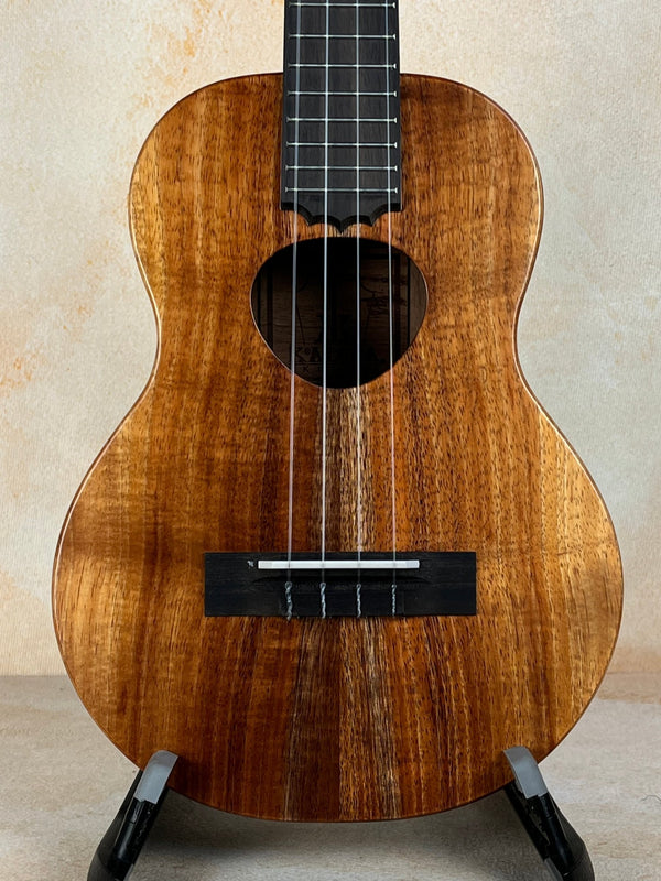 New KoAloha Royal Pikake Tenor Ukulele KTM-10RP Satin-Finish Koa - Island Bazaar Ukes