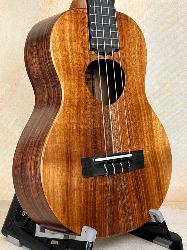 New KoAloha Royal Pikake Tenor Ukulele KTM-10RP Satin-Finish Koa - Island Bazaar Ukes