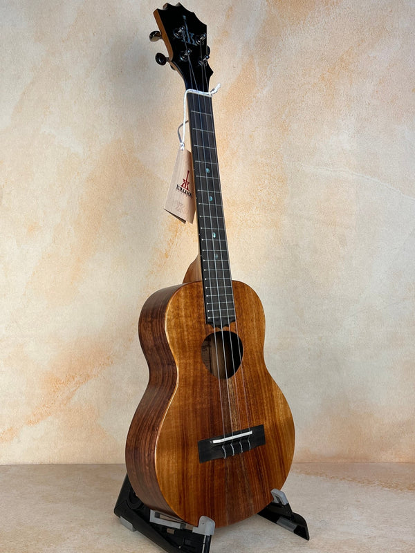 New KoAloha Royal Pikake Tenor Ukulele KTM-10RP Satin-Finish Koa - Island Bazaar Ukes