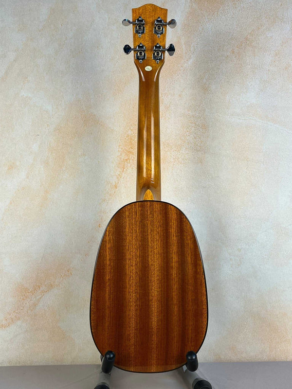 Ohana PKC-50G Solid Cedar & Mahogany Pineapple Concert Ukulele - Island Bazaar Ukes