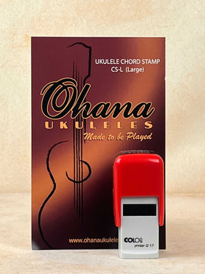 Self-Inking Ukulele Chord Stamp from Ohana Ukuleles and Island Bazaar - Island Bazaar Ukes