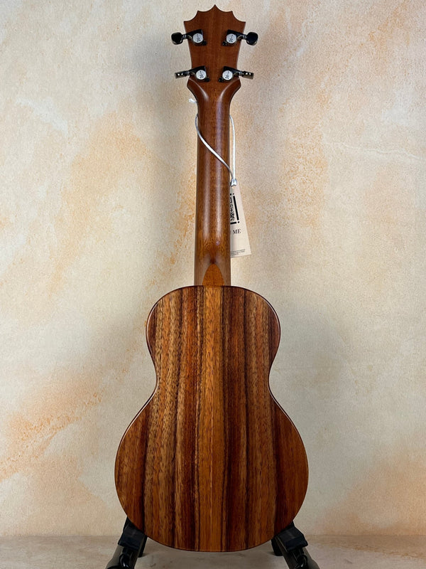 Stunning KoAloha KCM-10RP Concert Uke Royal Pikake Satin-Finish Koa - Island Bazaar Ukes