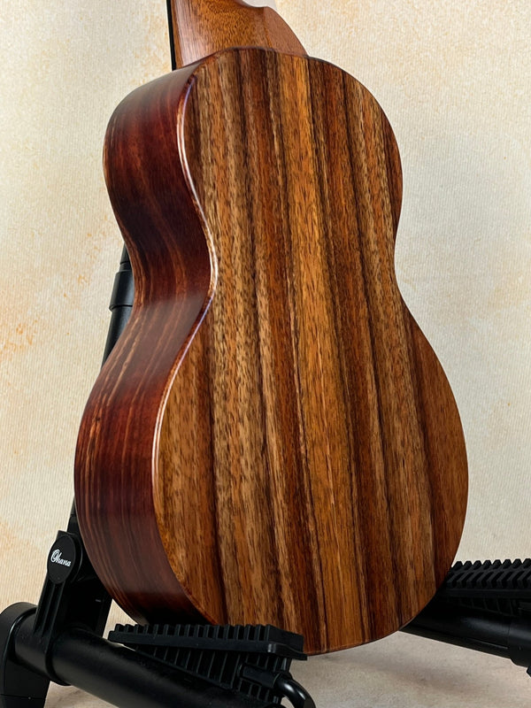 Stunning KoAloha KCM-10RP Concert Uke Royal Pikake Satin-Finish Koa - Island Bazaar Ukes