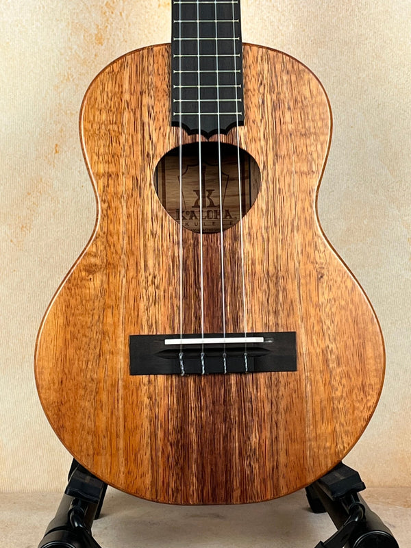 Stunning KoAloha Royal Pikake Tenor Ukulele KTM-10RP Satin-Finish Koa - Island Bazaar Ukes