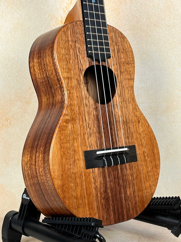 Stunning KoAloha Royal Pikake Tenor Ukulele KTM-10RP Satin-Finish Koa - Island Bazaar Ukes