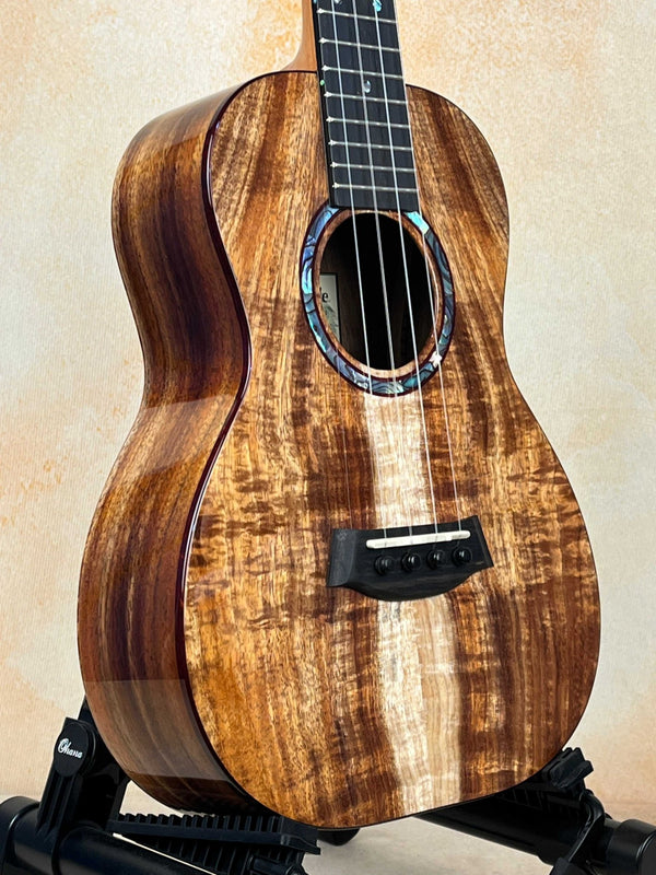 Unique Kanilea Premium Tenor Ukulele KPA Hawaiian Koa with Deluxe Case - Island Bazaar Ukes