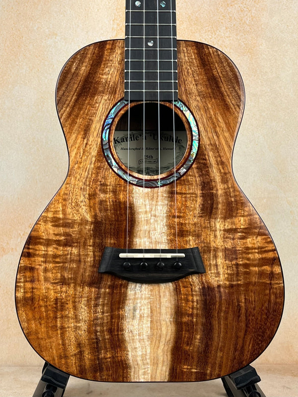 Unique Kanilea Premium Tenor Ukulele KPA Hawaiian Koa with Deluxe Case - Island Bazaar Ukes